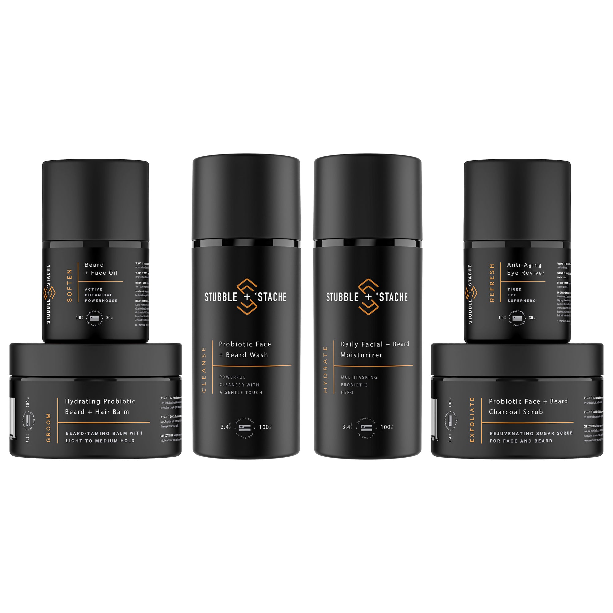The Complete Men's skin care and beard care set