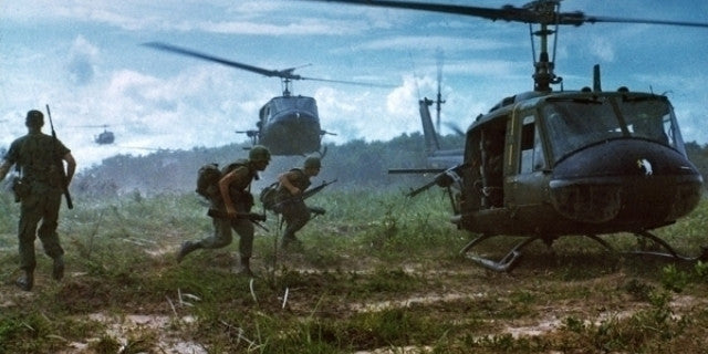 Infantry board helos during the Vietnam War. Photo credit: US Army