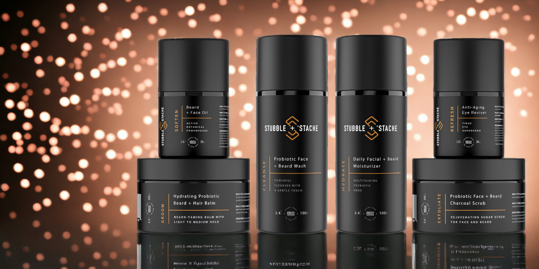 Skin care products for men with beards