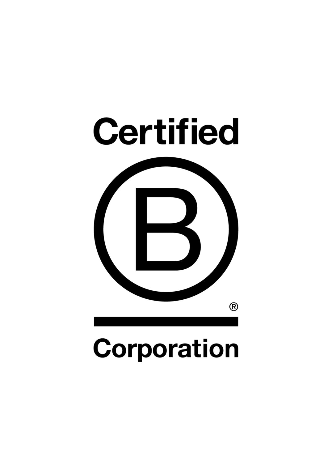 ertified B Corporation logo representing Stubble & Stache’s commitment to ethical, sustainable, and socially responsible business practices.