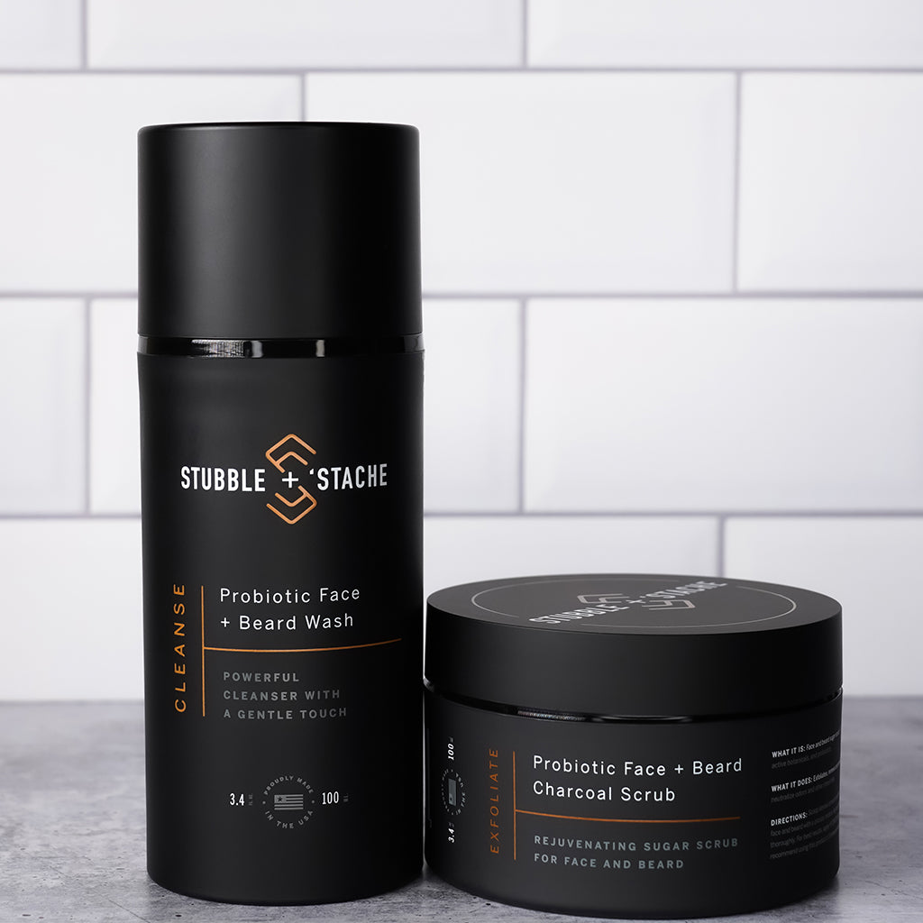 Clean Up Crew: Daily Probiotic Face Wash + Charcoal Sugar Scrub