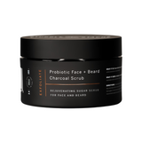Exfoliate: Probiotic Face + Beard Charcoal Sugar Scrub