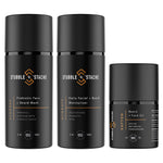Softening Beard Care Set. Includes Hydrate daily facial moisturizer, Cleanse Face and Beard Wash, Soften Face and Beard Oil