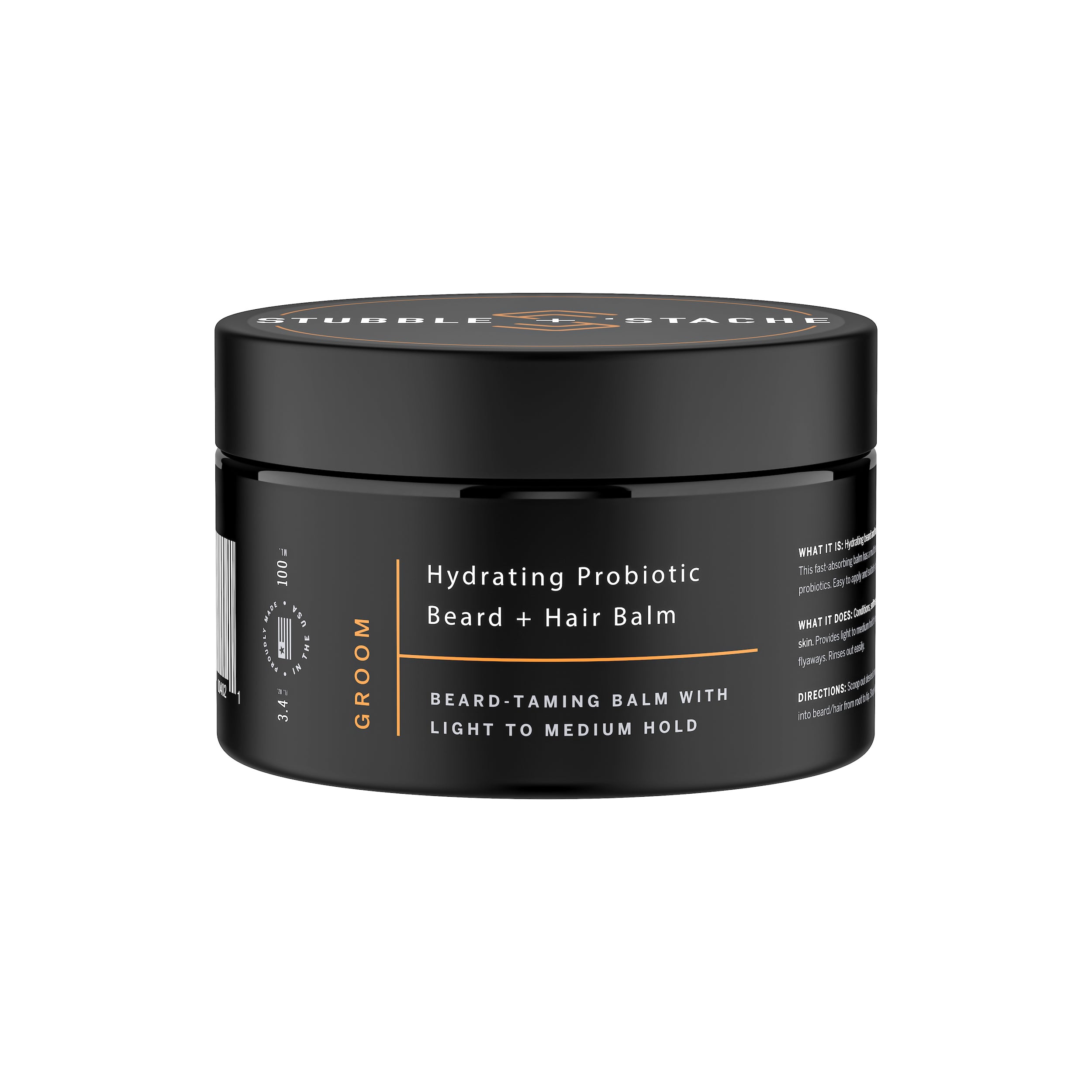 Groom: Hydrating Probiotic Hair + Beard Balm