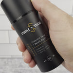 Cleanse probiotic face and beard wash for men. Video showing the airless pump and consistence of the wash